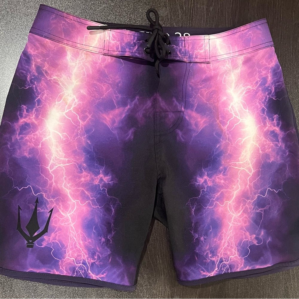 Men's Purple Lightning Swim Shorts